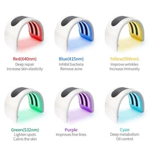 7 Colors LED Light Photon Therapy Facial Skin Rejuvenation Face Beauty Machine - Picture 1 of 12