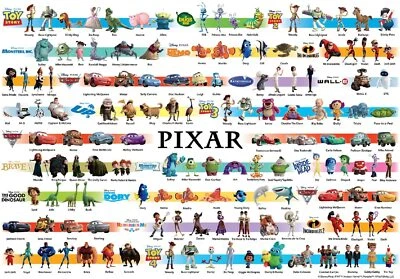 Tenyo Jigsaw Puzzle DW1000-007 Disney Pixar Collection 1000 Pieces - Image 1 of 3