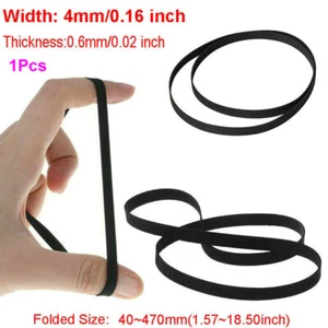 Nastro da cintura piatto unità in gomma 4 mm per registratore CD DVD giradischi lettore cassette - Foto 1 di 7