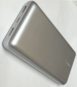 Belkin BoostCharge USB-C Portable Charger 20K with USB-C IN/OUT 2x USB-A, Silver - Picture 1 of 1