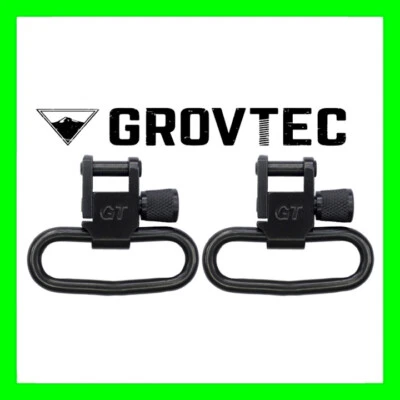 Juego de pares de rifle giratorio de bloqueo de bucle de 1,25" óxido negro de GrovTec GTSW02 Foto 1 de 3