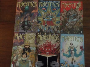Lot of 6 Maestros #1-4, 6-7 Image fantasy Wizard King Steve Skroce Dave Stewart - Picture 1 of 2