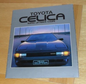 Toyota Celica & Celica Supra Brochure 1984-1985 RA61 inc XT Coupe & XT Liftback - Picture 1 of 2