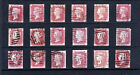 GB Stamps Queen Victoria Penny Reds Selection  from Old Album VGCV