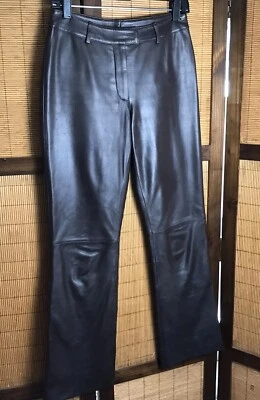 Vakko Sport Pantalón Cuero Marrón Cuero Talla 4 Foto 1 de 4