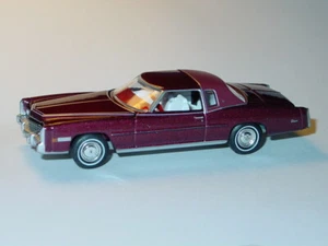 1975 CADILLAC ELDORADO ELDO COLLECTIBLE CLASSIC CAR -Dark Red, NICE! - Picture 1 of 4