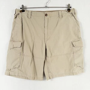 Polo RALPH LAUREN Shorts Mens Sz 38 Drill Khaki 100% Cotton Cargo Pockets Casual - Picture 1 of 9