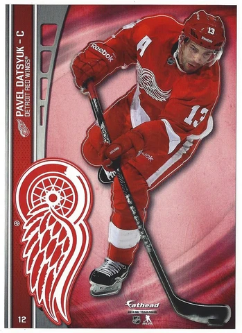 PAVEL DATSYUK FATHEAD TRADEABLES DETROIT RED WINGS REMOVABLE STICKER 2014 #12 Cover