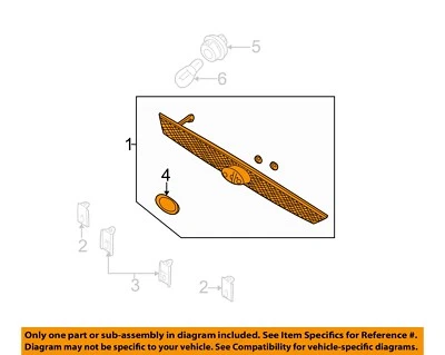 Ford OEM 00-09 Focus, componentes de rejilla Mustang-rejilla YS4Z13200BA Foto 1 de 2