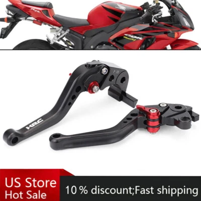 Palancas de embrague de freno cortas CNC para Honda CBR 1000RR 2004-2007 CB1000R 2008-2016 Foto 1 de 4