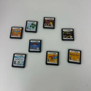 Nintendo DS Lot of 8 Game Only Sims Spongebob ATV Brain Age Junk Drawer Random - Picture 1 of 13