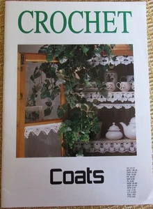 CROCHET Cucirini Cantoni Coats Italy Bedspreads Doily Edging Runner Pattern Book - Bild 1 von 6