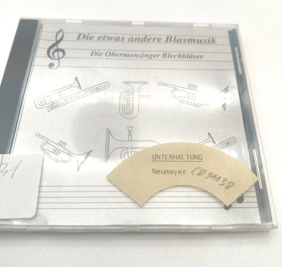 Die obermenzer Blechbläser : die etwas andere Blasmusik // cd gut EGAL-Musikverl - Bild 1 von 1
