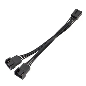 2Way 4Pin Pwms Fan Splitter Cable For Effective Heat Dissipation PVC Housing - Picture 1 of 8