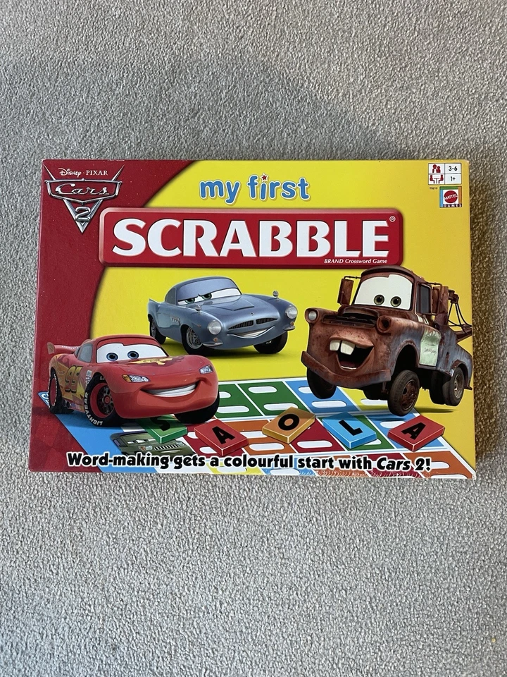 My First Scrabble - Disney Pixar Cars Movie 2 Lightning McQueen - Brand New - Image 1 of 1