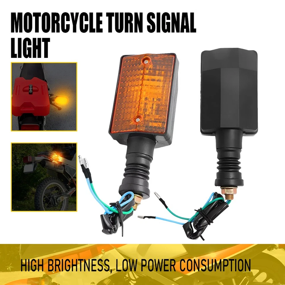 2X Rear Turn Signal Light L+R Fit Yamaha XT600 1984 1985 1986 1987 1988 1989 - Image 1 of 4