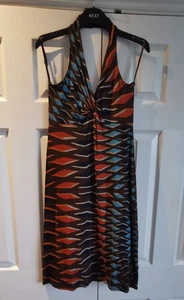 Ladies Next Stretch Fabric Summer Neck Dress Size 12 - Picture 1 of 1