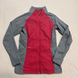 Mammut Jacket Womens Small Pink Gray Teewinot Hybrid Hiking Trekking - Picture 1 of 8