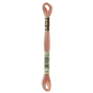 DMC 6-Strand Embroidery Cotton 8.7yd-Very Light Terra Cotta - 12 Pack - Picture 1 of 1