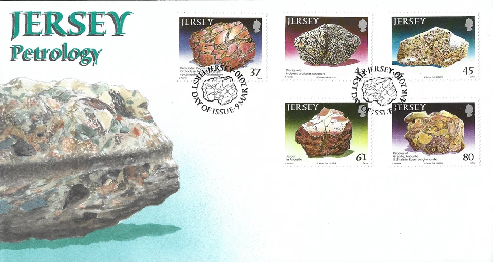 2010 Jersey Petrology First Day Cover - image 1 of 1