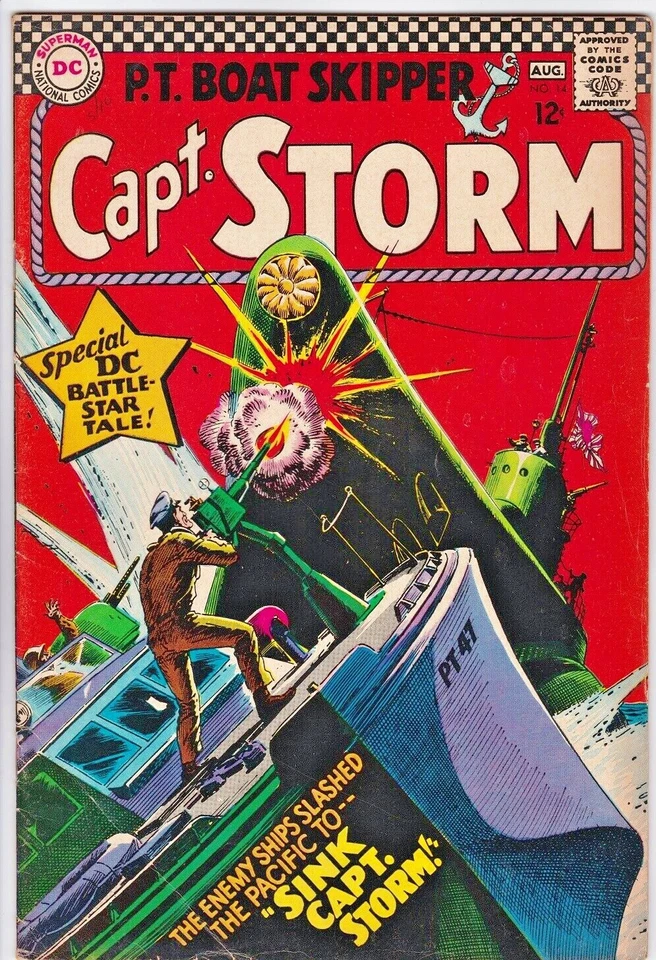 CAPT. STORM # 14 (DC) IRV NOVICK art - Image 1 of 1