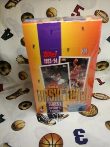 1993-94 Topps Basketball Series 1 Factory Sealed Hobby Box Original Stock Sold 4 - Picture 1 of 2