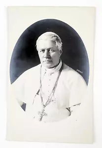 Antike Papst Pius X RPPC Postkarte um 1900 Guiseppe Felici Rom Italien - Bild 1 von 2