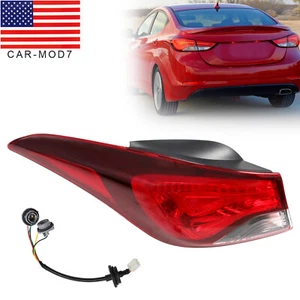 For 2014 2015 2016 Hyundai Elantra Driver Side Outer Tail Light Lamp Halogen - Picture 1 of 10