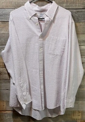 Croft & Barrow, fácil cuidado, ajuste clásico, manga larga, camisa, hombre talla 34/35 (17,5) Foto 1 de 4