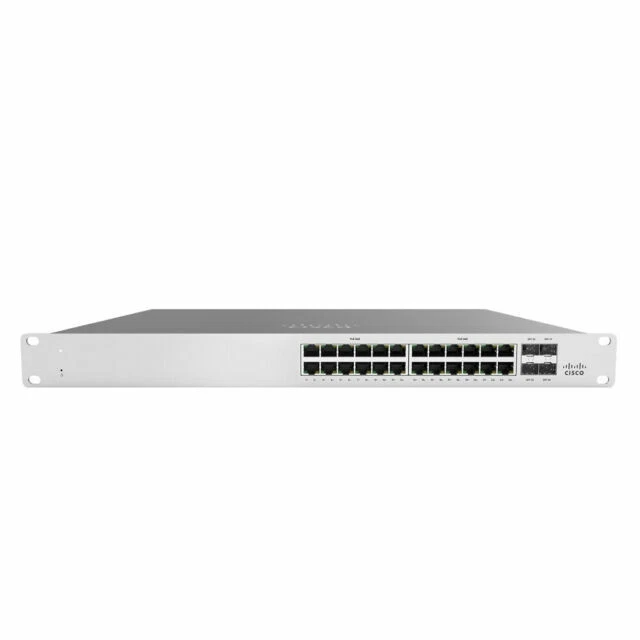 Cisco Meraki (MS120-24P-HW) 24-Ports Rack Mountable Ethernet Switch