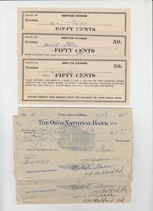 1931 Fifty Cents Depression Era Clearing House Certificate Columbus Ohio Checks - Picture 1 of 3