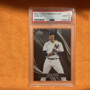 Juan Soto 2024 Topps Negro Cromo #20 New York Yankees PSA 10 - Imagen 1 de 3