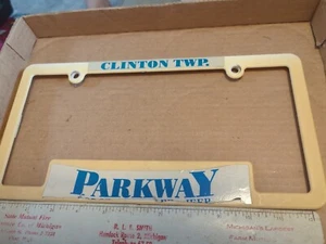 Parkway Clinton Twp Mi  Car Dealership License Plate Frame #5 - Picture 1 of 1