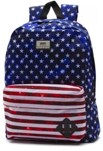 Vans Off The Wall Men's Old Skool II Americana USA Stars & Stripes Backpack Bag - Picture 1 of 3
