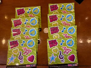 Kidz Bop: adesivi giovani (lotto di 8) fogli, disegni divertenti e vivaci - Foto 1 di 2