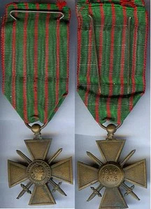 Medaille - Kriegskreuz 1914/1916 an der Front Verdun getragen - Bild 1 von 1