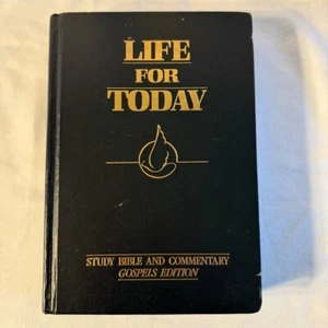 Life for Today Study Bible and Commentary Gospels Edition - Black - Foto 1 di 10