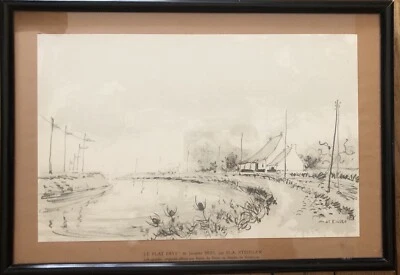 Le Plat Pays de Jacques Brel - Aimé Daniel Steinlen - Lithographie - Photo 1/4