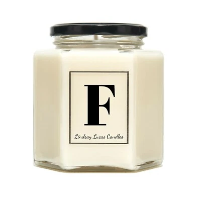 Letter F Alphabet Scented Candle - Image 1 of 4