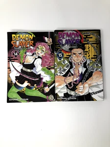 Demon Slayer Kimetsu No Yabia Koyoharu Gotouge Volume #14 - 15 Manga (Viz Media) - Picture 1 of 9