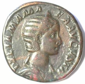 JULIA AVITA MAMAEA 231 AD SESTERTIUS IVNO AUGVSTAE ROMA SEAR-8230 CH EN MUY BUEN ESTADO - Imagen 1 de 2