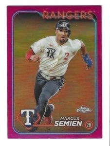 2024 Topps Chrome - Marcus Semien #102 Pink Refractor - Picture 1 of 1