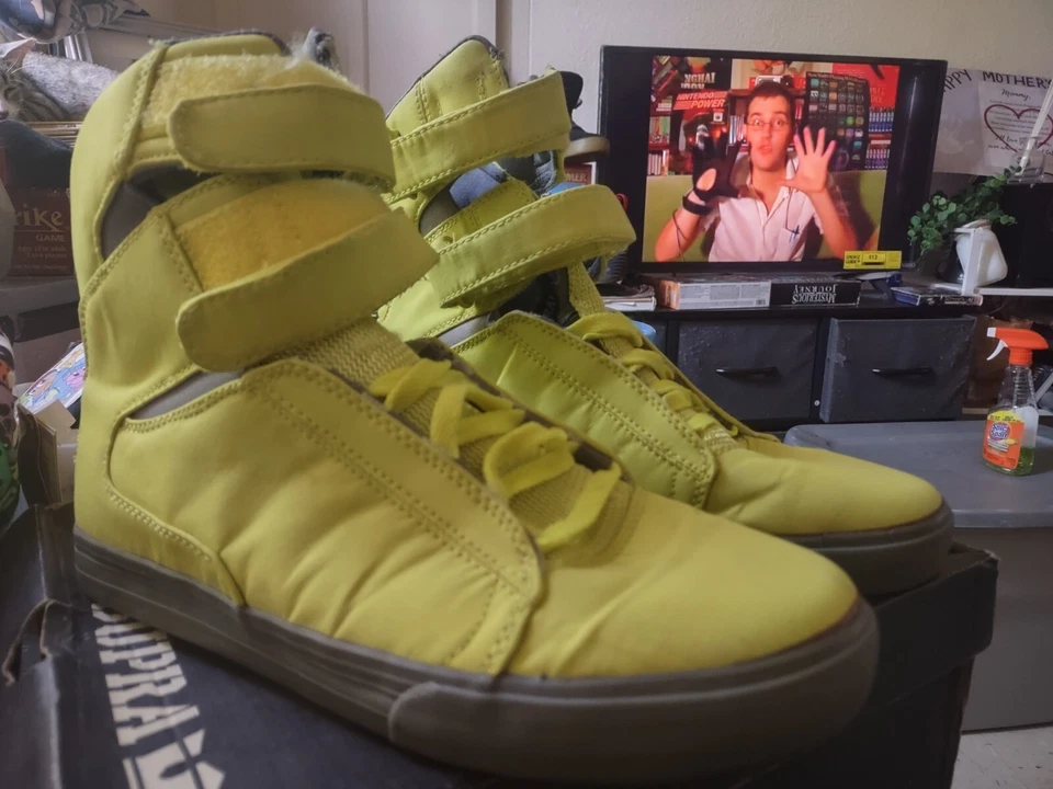 ULTRA RARO SUPRA SOCIETY NYLON AMARILLO JUSTIN BIEBER Foto 1 de 4