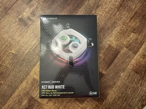 Corsair Hydro XC7 RGB White CPU Intel LGA 1200/AMD AM4 Water Block CX-9010006-WW - Afbeelding 1 van 5