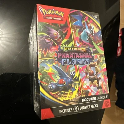Pokemon TCG Mega Evolution Phantasmal Flames Booster Bundle SEALED in Hand ✅ - Image 1 of 4