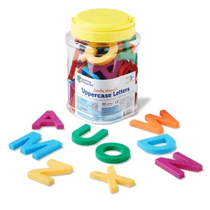 Learning Resources Jumbo Magnetic Uppercase Letters, ABCs, Early Letter - Picture 1 of 6