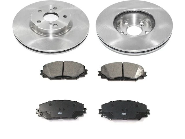 Front Brake Pad and Rotor Kit For 2009-2010 Pontiac Vibe Base 1.8L 4 Cyl SF418FB - Изображение 1 из 1