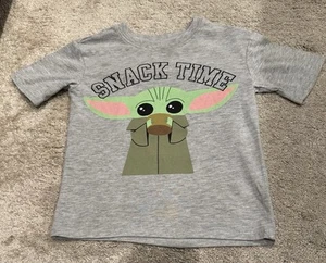 Star Wars Snack Time Baby Yoda Graphic T-Shirt - Picture 1 of 4