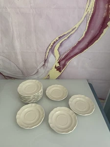 Vintage Pfaltzgraff 11er Set Creme Vorspeise/Dessert Teller Made in USA - Bild 1 von 8