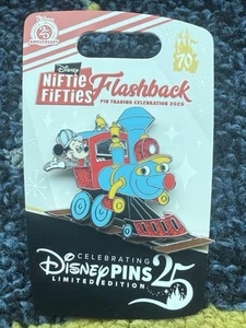 Disney Niftie Fifties Flashback Mickey Casey Jr. Zirkuszug LE 500 Pin - Bild 1 von 3